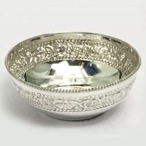 Best Silver Bowl Gift – 5 Inch Size| Saah Gifts