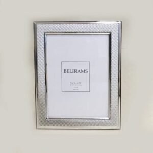 Silver Textured Picture Frame – 13×18 cm photo size – 925 Sterling Silver| Saah Gifts