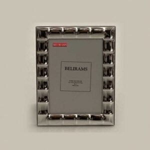 Unique Silver Photoframe Plain Design | 9×13 cm photo size| Saah Gifts