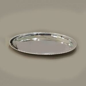 Silver Service or Rice Plate Bamboo Pat. – 14″ size | 92.5%| Saah Gifts