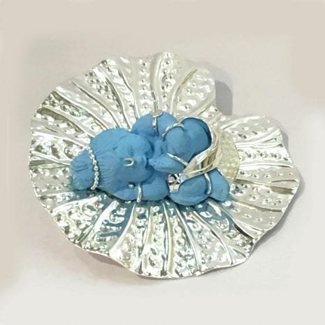 a Buy Silver Plated Baby Krishan Artifact | 5.5 Inch Spread| Saah Gifts