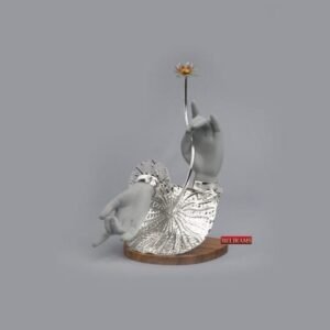 Artistic Silver Blessing Hands Sculpture | Small| Saah Gifts