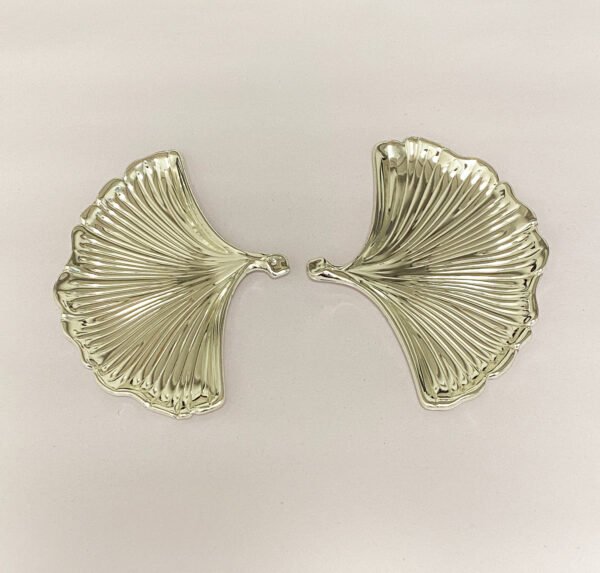 Silver Plated Shell Dish Pair | 6.0×4.7″ each| Saah Gifts