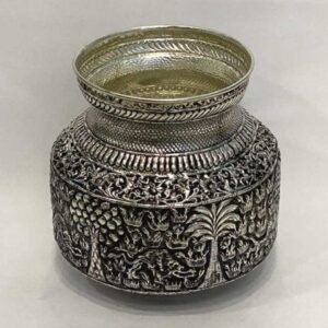 Antique Silver Plated Kalash with Price | 6.2″| Saah Gifts