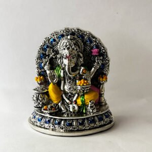 Best Silver Ganesha Idol with price – 5 inch Height| Saah Gifts