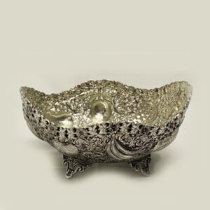 Antique Silver Plated Dish Fruits | 8  Inch| Saah Gifts