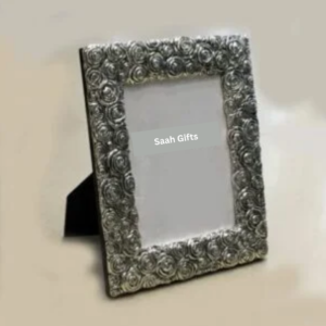 Artistic Silver Photo Frame | 5×7 Inch photo size| Saah Gifts