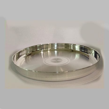 Pure Siver Thal or Thali 12 Inch | 92.5%| Saah Gifts