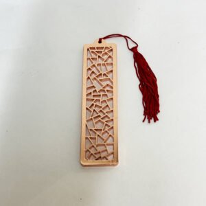 A Superfine Copper Bookmark Zig Zag Cutout | 6″ long| Saah Gifts