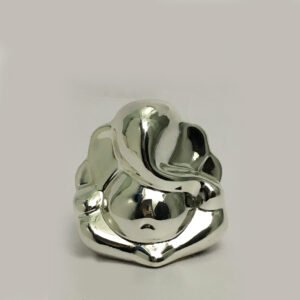 Buy Silver Ganesh Statue with price online  – 2.7 inch| Saah Gifts