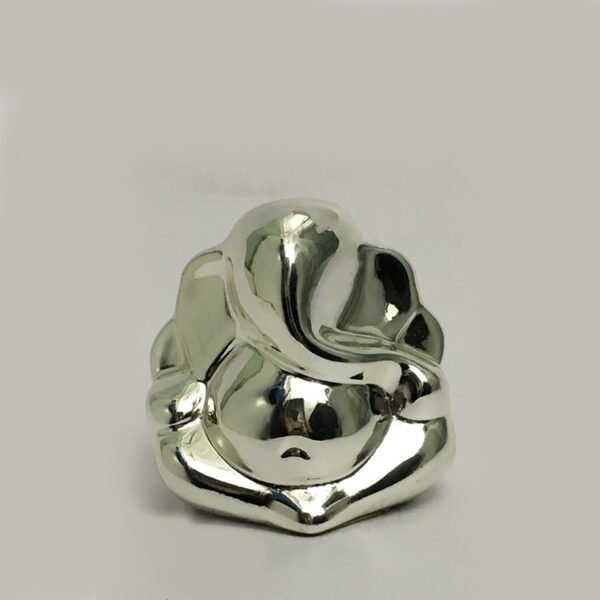 Buy Silver Ganesh Statue with price online  – 2.7 inch| Saah Gifts