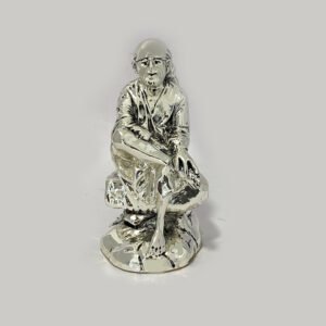 Silver Sai Baba Statue with Price | 4.5 Inch| Saah Gifts
