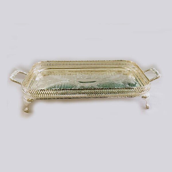 Oblong Gallery Tray with Handles | 16.2″