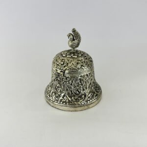 Silver Plated Antique Box Bell Shape | 5″ ht.