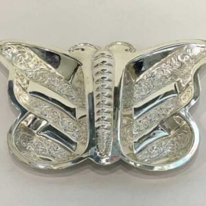 Silver Plated Butterfly Dish Two Parts | 9.0 inch