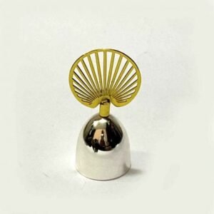 Unique Silver Plated Bell | 3.2″ Height