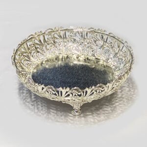 Gorgeous Silver Plated Centerpiece | 11″ Dia