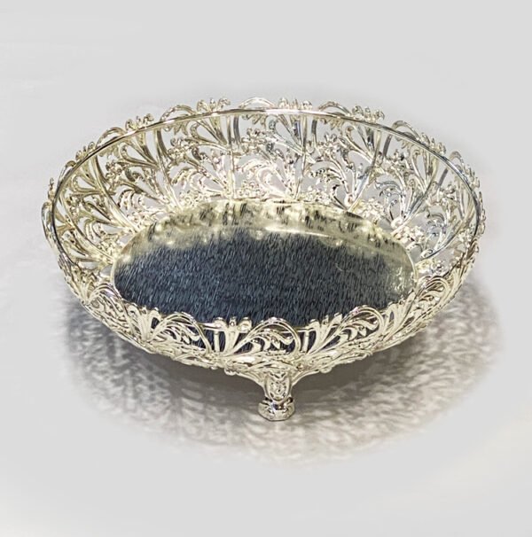 Gorgeous Silver Plated Centerpiece | 11″ Dia