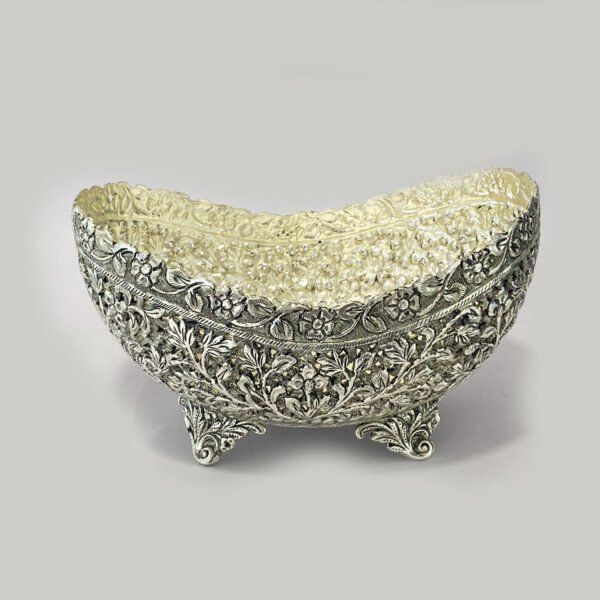 Unique Silver Plated Dish for Wedding | 7.5 Inch