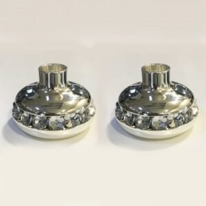 Silver Plated Candle Stand Pair – Single Candle Holder