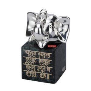 Fine Silver Gajanan Ganesha Sculpture | 9 cm