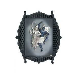 Buy Silver Shiva Parvati Plaque, 46×44 cm