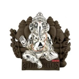 Silver Punchmukhi Ganesha Statue | 30 cm