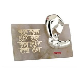 Plain Nimantran Ganesha on Rose Quartz | 23 cm
