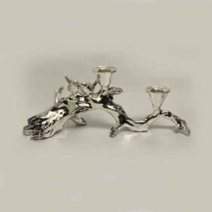 Fancy Silver Candle Stand online | 13 Inch