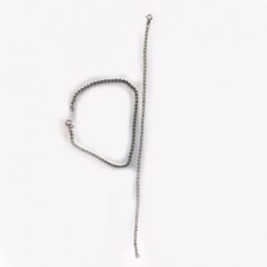 Pure Silver Anklet Pair