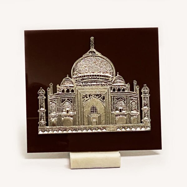 A Silver Taj Mahal Mobile Holder | 5.5 Inch