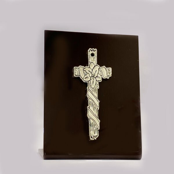 A Silver Christian Cross Tabletop | 5 Inch