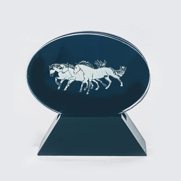 A Sterling Silver Mini Running Horses | 3.5″ Long