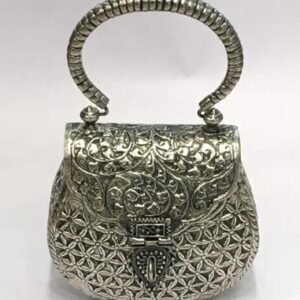 Hand Made Silver Plated Ladies Purse with Price