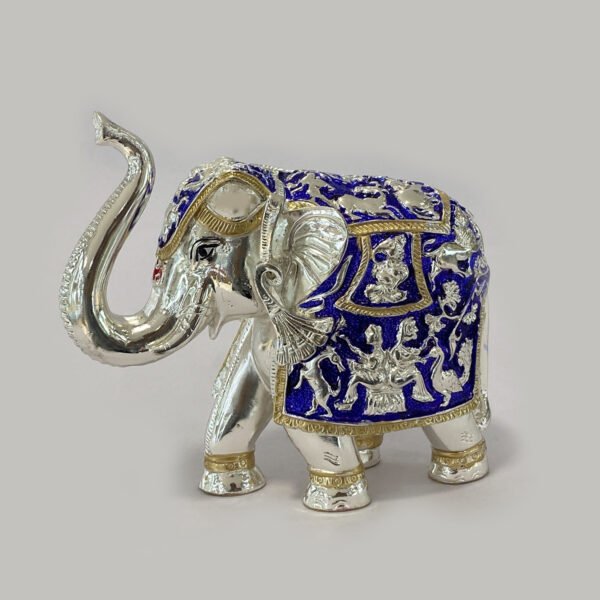 A Silver Elephant Handicraft | 6.5 inch