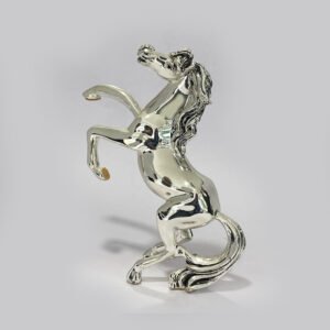 Silver Horse on Hind Legs | 8 Inch