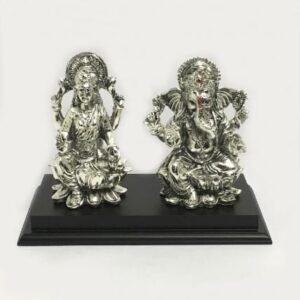 Buy Silver Laxmi Ganesh with Price in India | 7.5 Inch